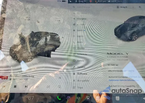 2021 Tesla Model Y z USA, uszkodzony, nr VIN 5YJYGAEE2MF189279